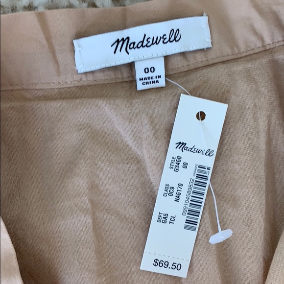 Madewell Khaki Mini Skirt NWT - Picture 4 of 6